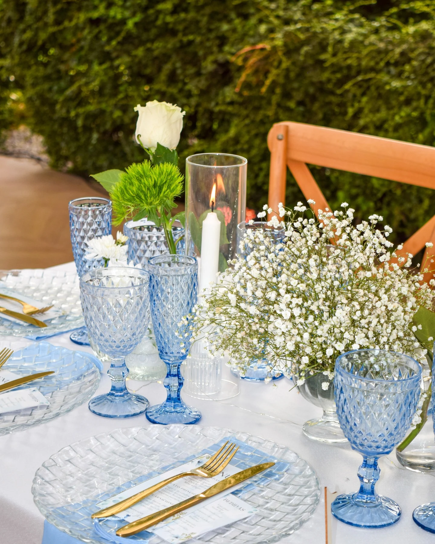 Curated table styling from the current project photography